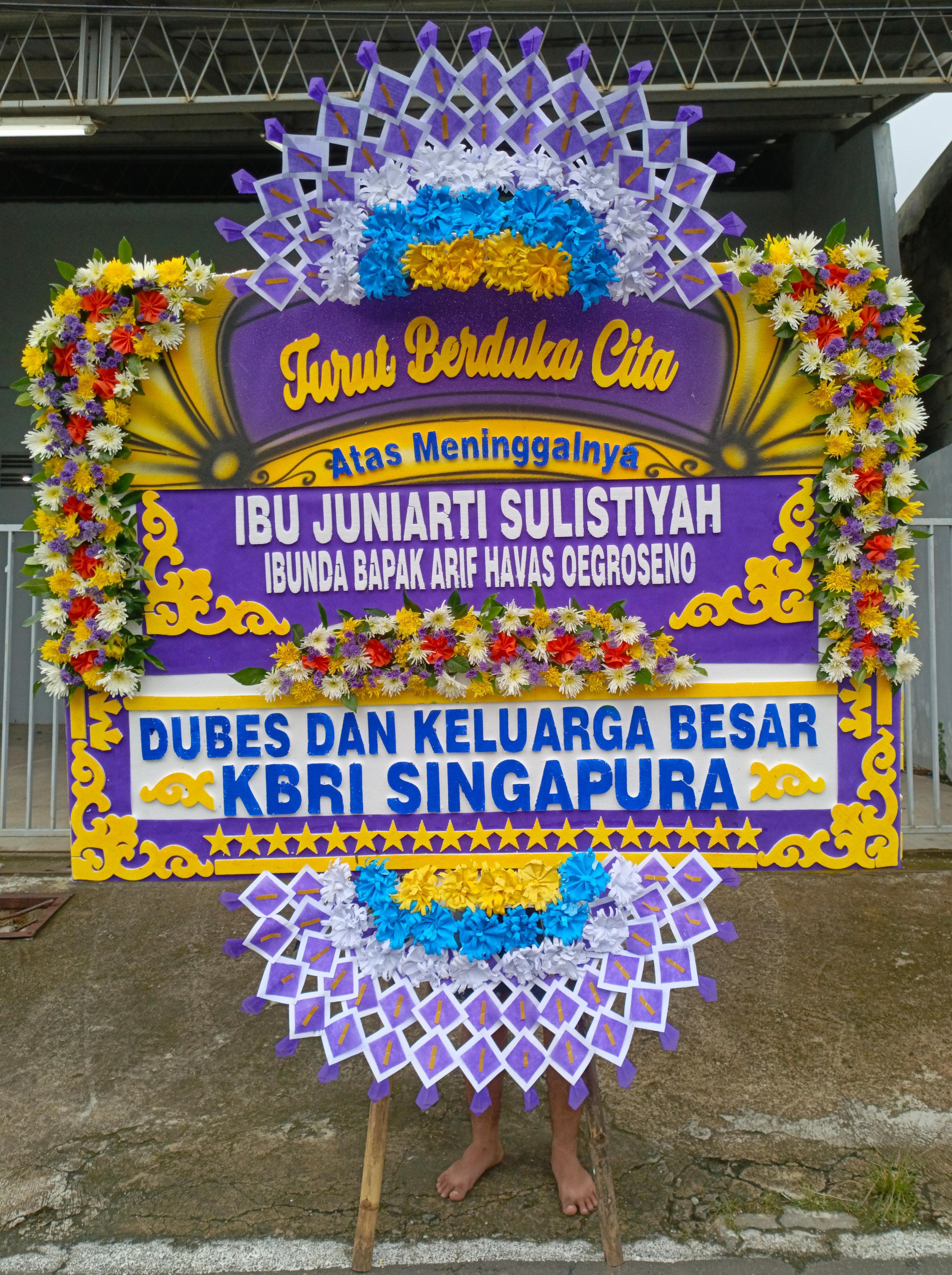 Bunga Papan Duka, Karangan bunga Semarang by Sultan Florist
