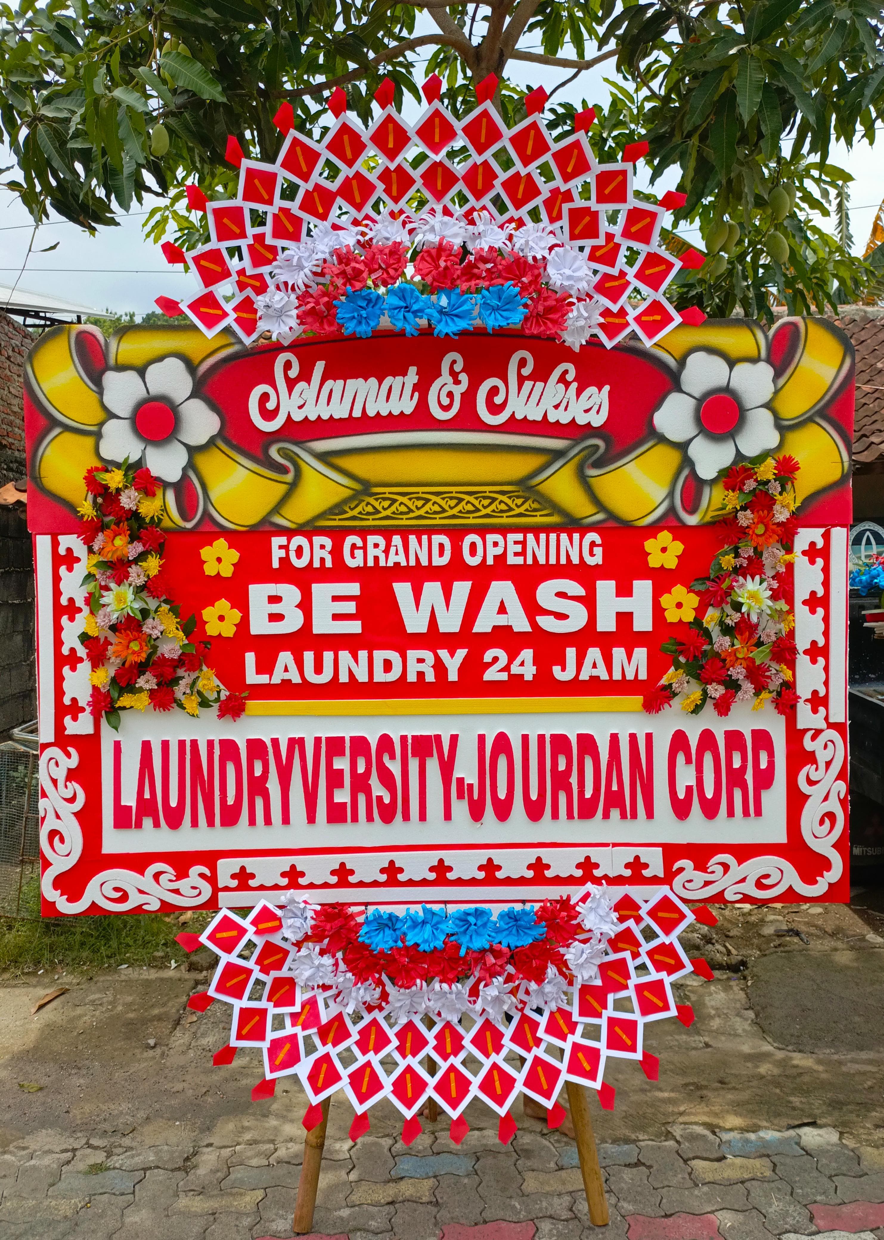 Bunga Papan Selamat & Sukses, Karangan bunga Semarang by Sultan Florist