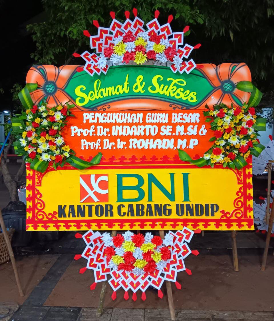 Bunga Papan Selamat & Sukses, Karangan bunga Semarang by Sultan Florist