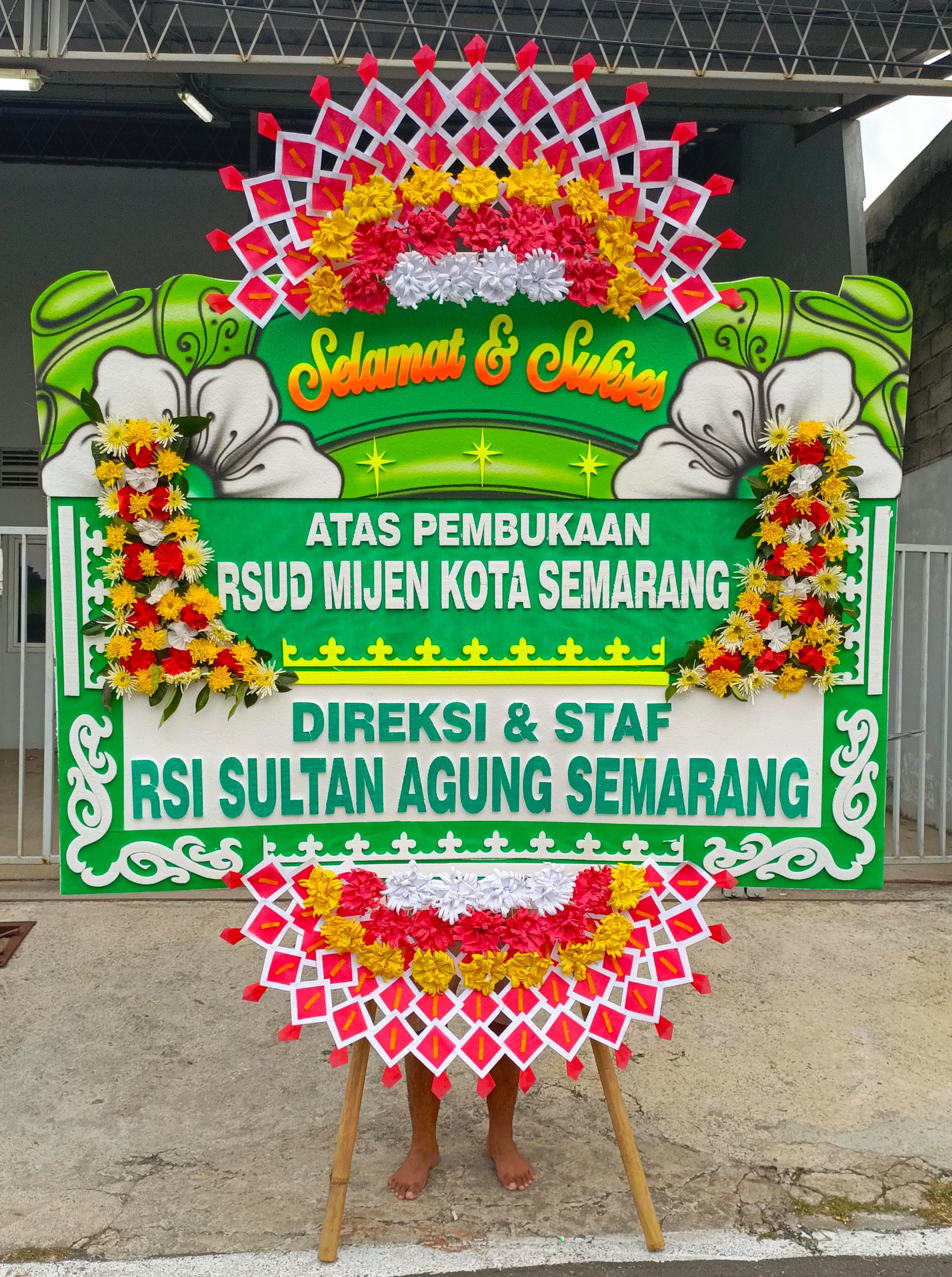 Bunga Papan Selamat & Sukses, Karangan bunga Semarang by Sultan Florist