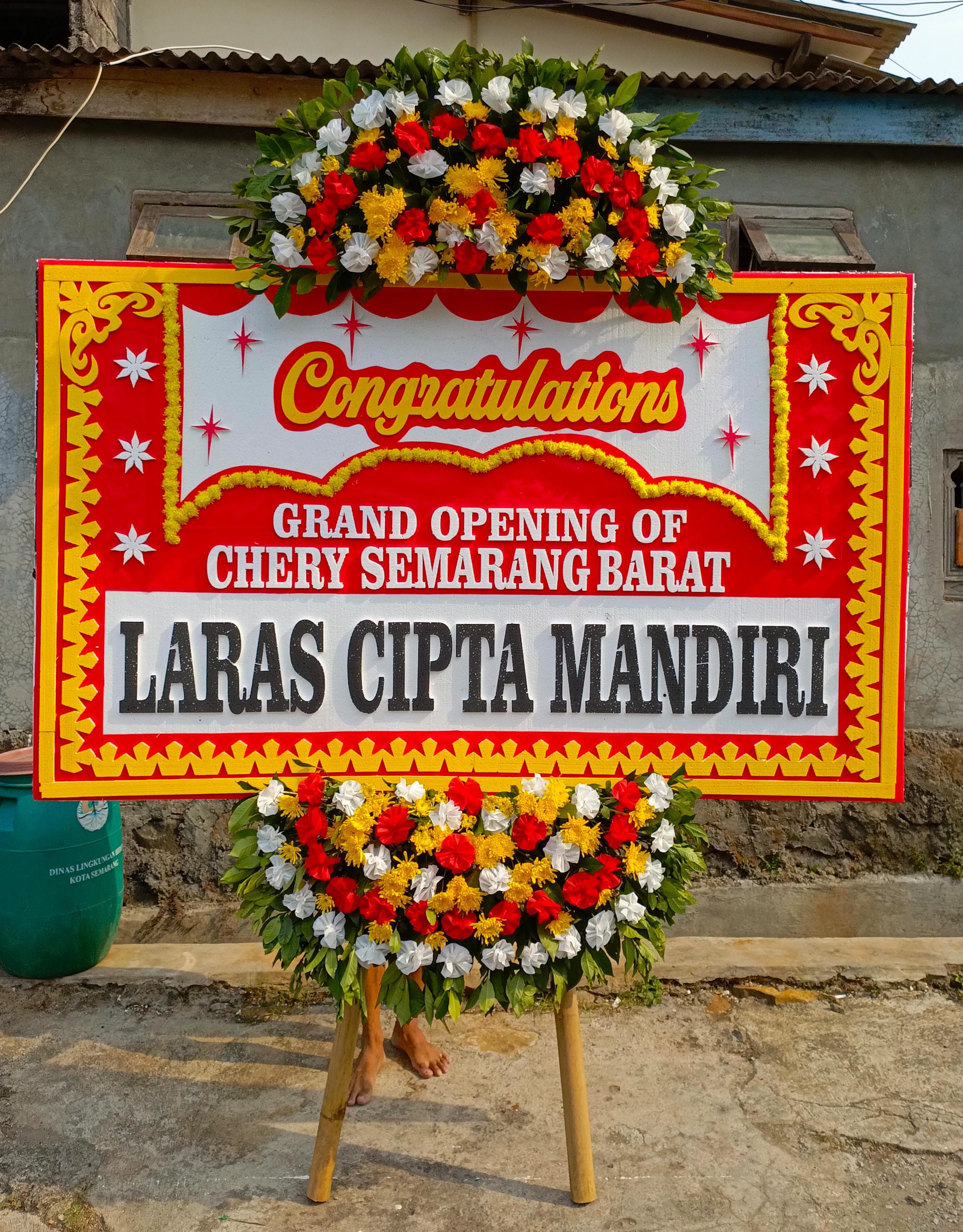 Bunga Papan Selamat & Sukses, Karangan bunga Semarang by Sultan Florist